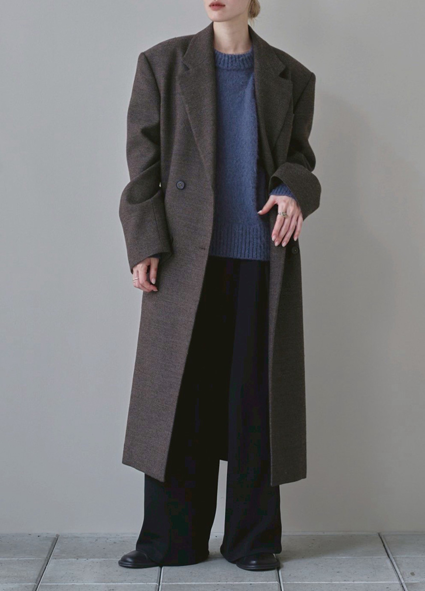 刷毛圓領針織上衣